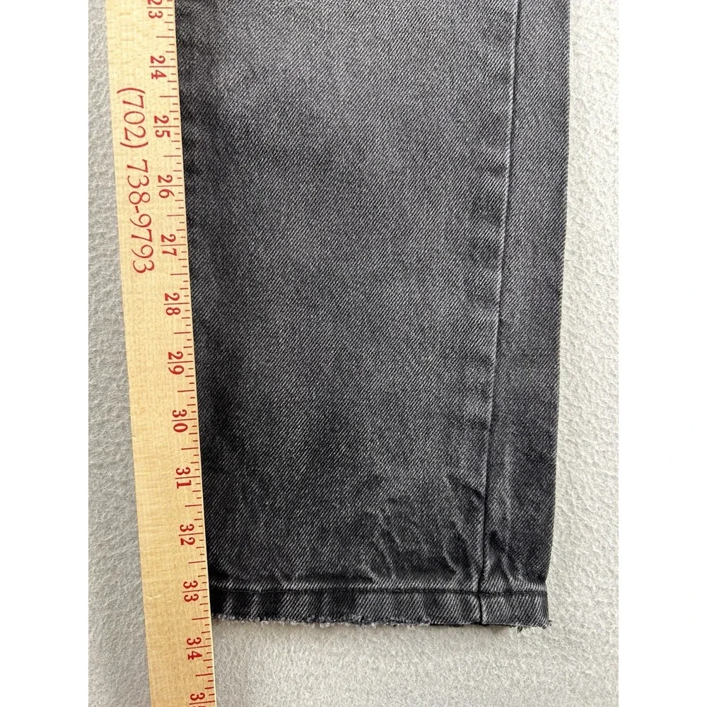 BDG Mens Sneaker Stack Fit Black Jeans Distressed Ripped Knee Size 30X33